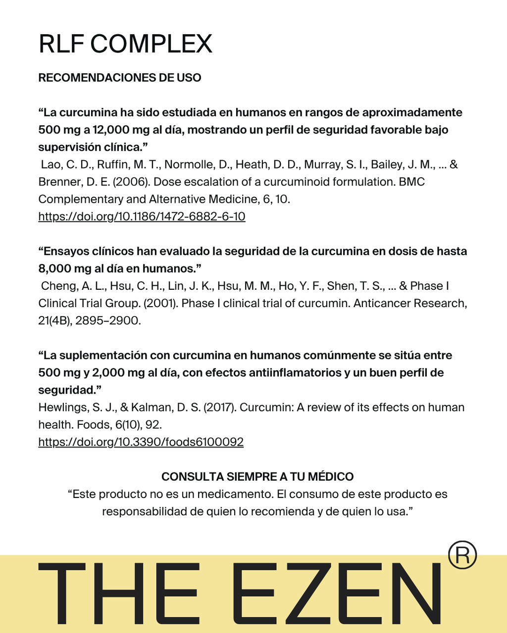 RLF Complex: Suplemento natural para cólicos, migraña e inflamación