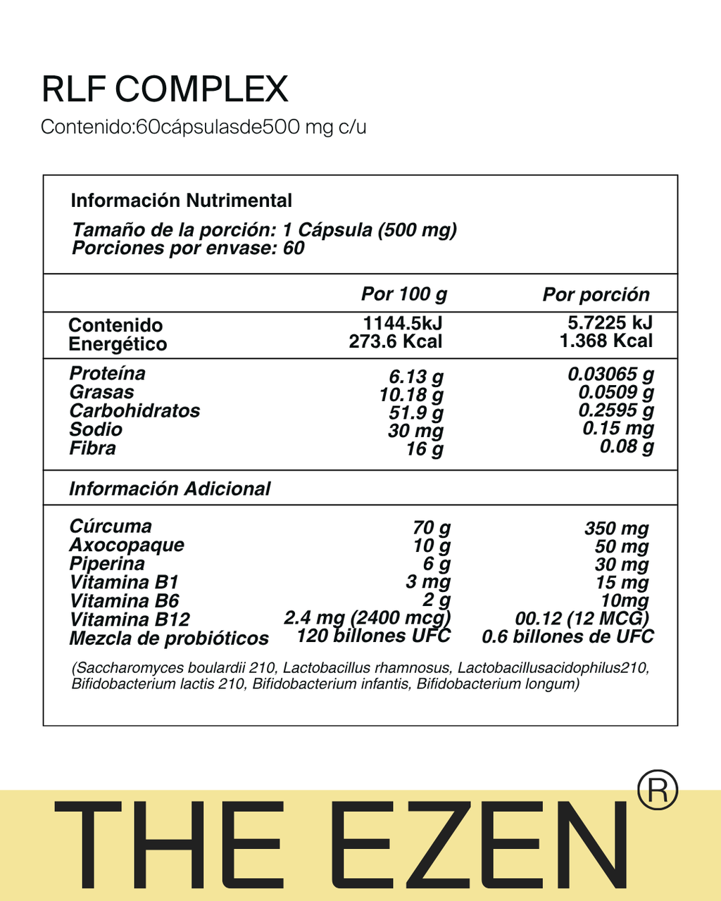 RLF Complex: Suplemento natural para cólicos, migraña e inflamación