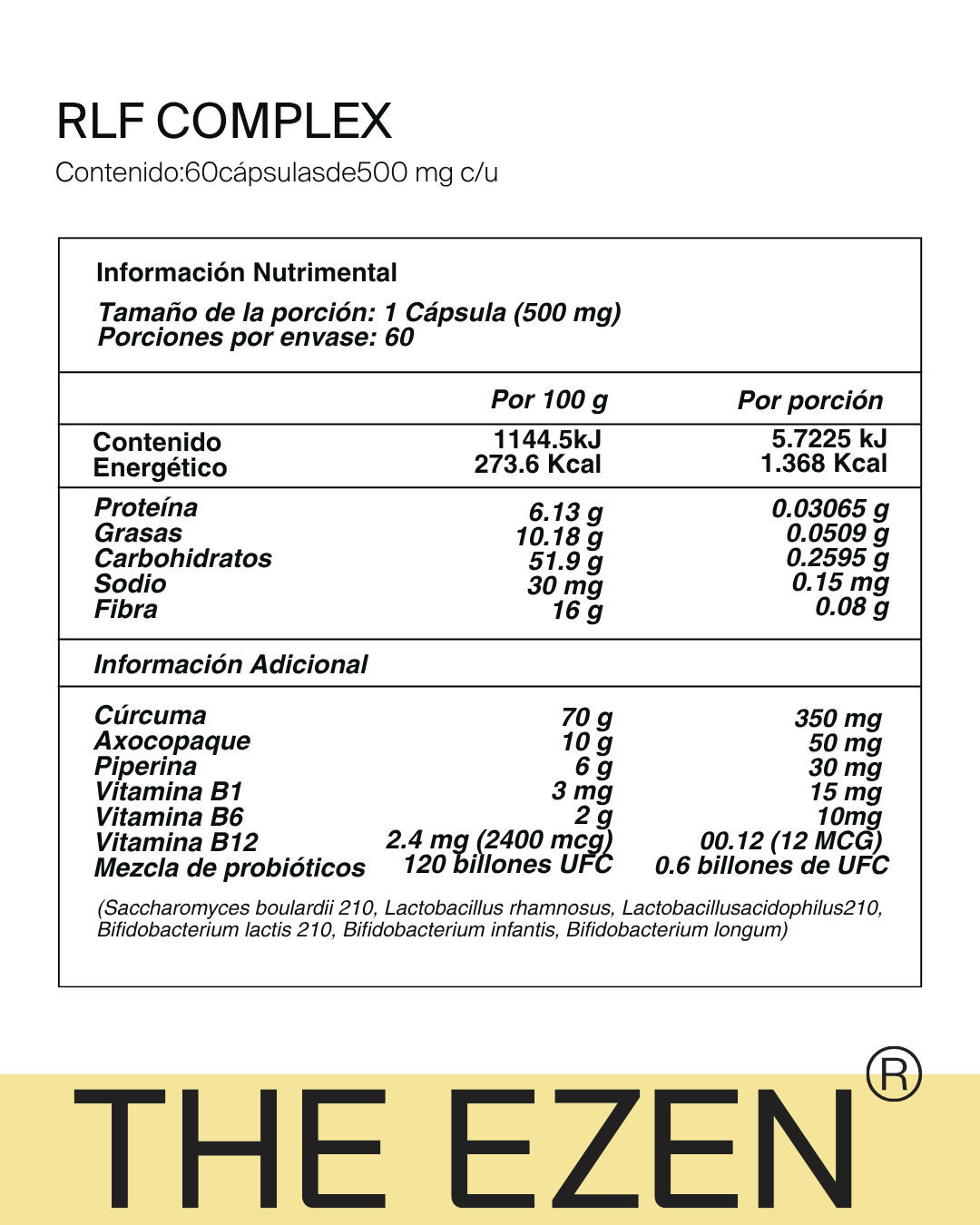 RLF Complex: Suplemento natural para cólicos, migraña e inflamación